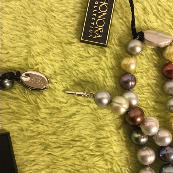 Honora Ringed Multi Colored Pearl Set - Picture 6 of 7